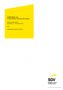 CARD Bank, Inc. Audited Financial Statement 2024